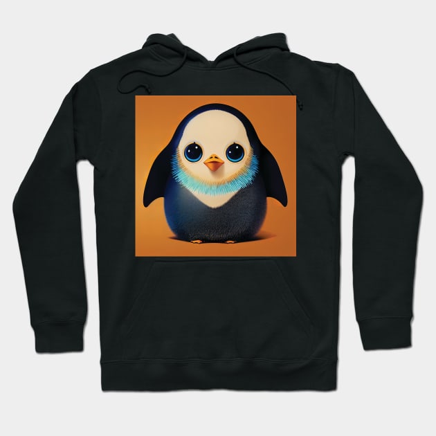 Cute Baby Penguin Hoodie by Geminiartstudio